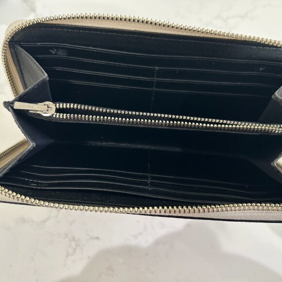 Coach Leather Snakeskin Two-Toned Satchel & Matching Wallet - Picture 11 of 11